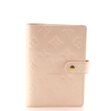 Louis Vuitton Ring Agenda Cover Monogram Vernis PM