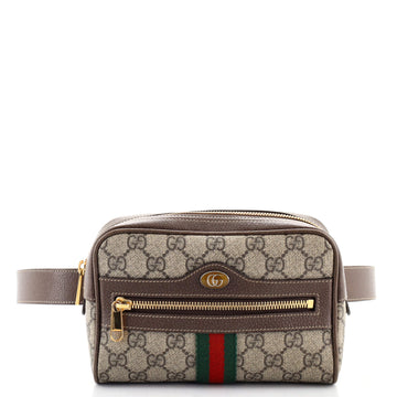 Gucci Ophidia Belt Bag GG Coated Canvas Mini
