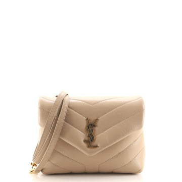 Saint Laurent LouLou Shoulder Bag Matelasse Chevron Leather Toy