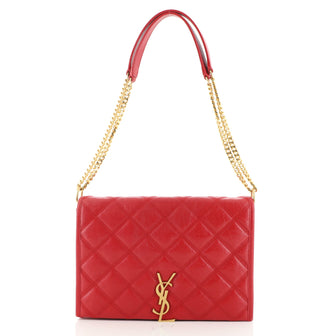 Saint Laurent Becky Shoulder Bag Quilted Leather Mini
