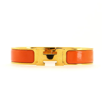 Hermes Clic H Bracelet Enamel Narrow
