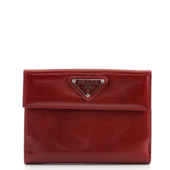 Prada French Wallet Leather Compact