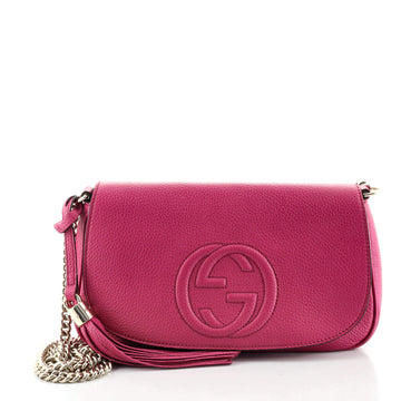 Gucci Soho Chain Crossbody Bag Leather Medium