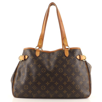 Louis Vuitton Batignolles Handbag Monogram Canvas Horizontal