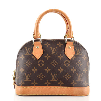 Louis Vuitton Alma Handbag Monogram Canvas BB
