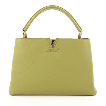 Louis Vuitton Capucines Handbag Leather MM