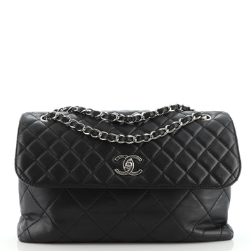Chanel In The Business Flap Bag Quilted Lambskin Maxi