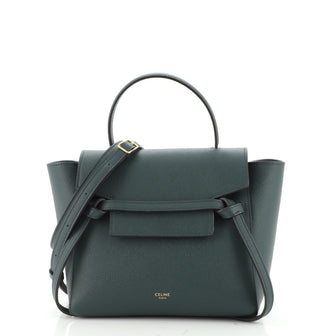 Celine Belt Bag Textured Leather Nano