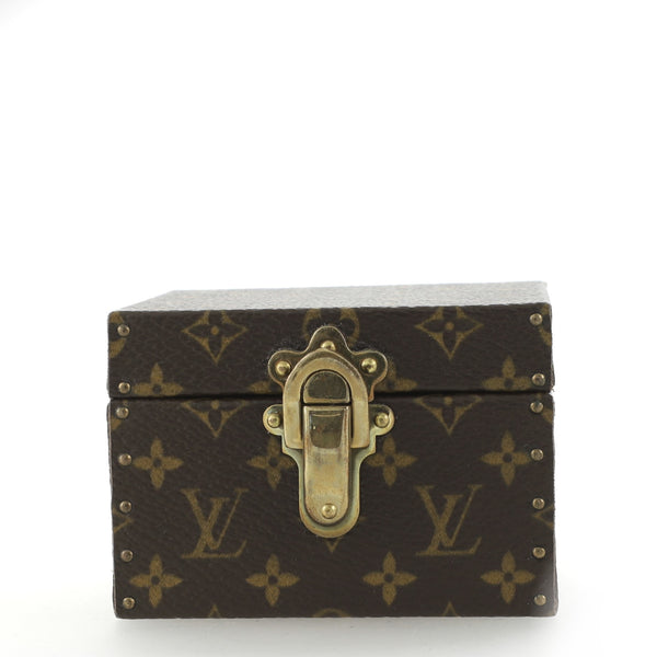 Louis Vuitton Mini Monogram Ring Box Trunk - Brown Decorative