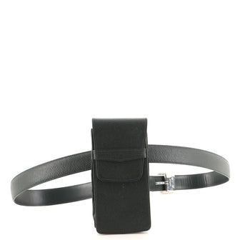 Louis Vuitton Phone Pouch Classique Belt Taiga Thin