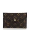 Louis Vuitton Daily Organizer Envelope Pouch Insert Monogram Canvas Brown  1280046
