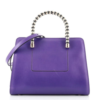 Bvlgari Serpenti Scaglie Convertible Tote Leather Small