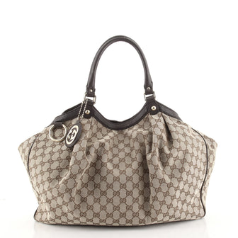 Gucci Sukey Tote GG Canvas Large