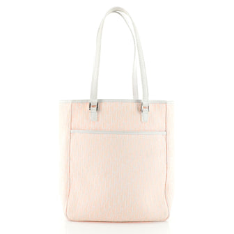 Christian Dior Vintage Open Pocket Tote Diorissimo Canvas Small