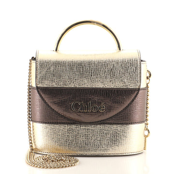 Chloe Aby Lock Bag Leather Small