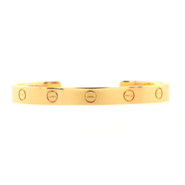 Cartier Love Cuff Bracelet 18K Yellow Gold
