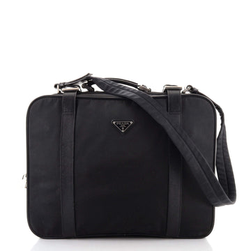 Prada Convertible Weekender Bag Tessuto with Saffiano Leather Large