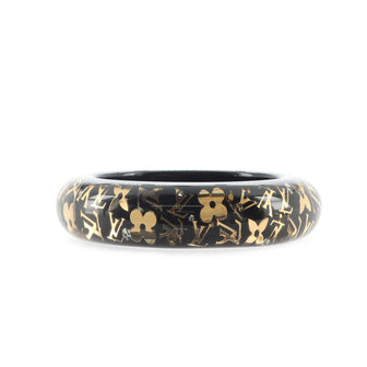 Louis Vuitton Inclusion Bangle Bracelet Resin with Crystals GM