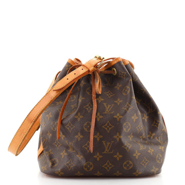 Louis Vuitton Petit Noe Handbag Monogram Canvas