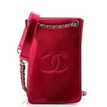 Chanel CC Phone Holder Crossbody Bag Patent