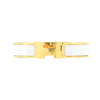 Hermes Clic H Bracelet Enamel Narrow
