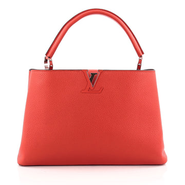 Louis Vuitton Capucines Handbag Leather MM