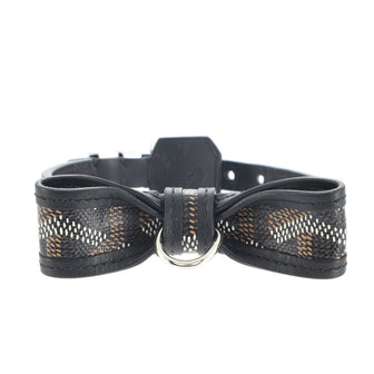 Goyard Oscar Collar Coated Canvas with Leather