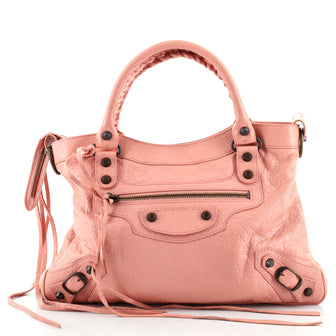 Balenciaga Town Classic Studs Bag Leather