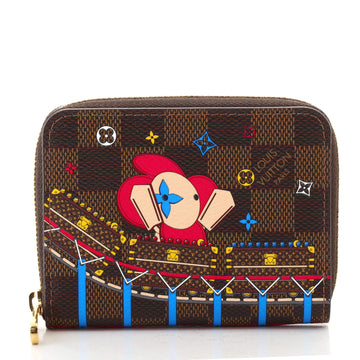 Louis Vuitton Zippy Coin Purse Limited Edition Vivienne Xmas Damier