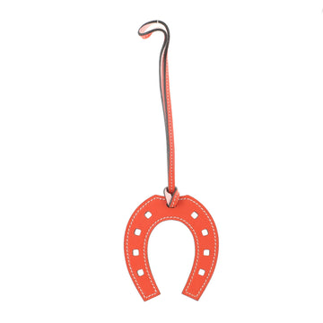 Hermes Paddock Horseshoe Bag Charm Leather