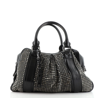 Burberry Knight Bag Studded Leather
