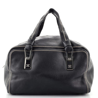 Chanel Vintage Bowler Bag Lambskin Medium