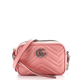 Gucci GG Marmont Shoulder Bag Matelasse Leather Mini