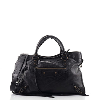 Balenciaga City Classic Studs Bag Leather Medium