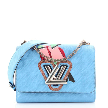 Louis Vuitton Twist Handbag Bird Motif Epi Leather MM