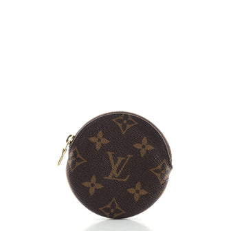 Louis Vuitton Round Coin Purse Monogram Canvas