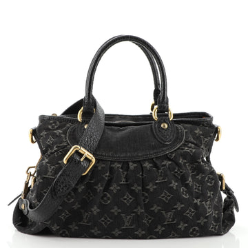 Louis Vuitton Neo Cabby Handbag Denim MM