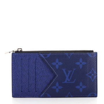 Louis Vuitton Coin Card Holder Monogram Taigarama