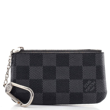 Louis Vuitton Key Pouch Damier Graphite