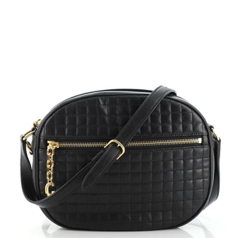 Celine C Charm Camera Bag Quilted Leather Medium