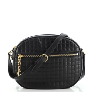 Celine C Charm Camera Bag Quilted Leather Medium