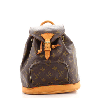 Louis Vuitton Vintage Montsouris Backpack Monogram Canvas PM