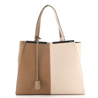 Fendi Bicolor 3Jours Bag Leather Large