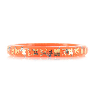 Louis Vuitton Orange Gold Resin Monogram Inclusion Bangle Bracelet at  1stDibs  louis vuitton inclusion bracelet, louis vuitton orange bracelet,  lv inclusion bangle