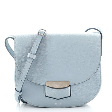 Celine Trotteur Crossbody Bag Grainy Leather Small