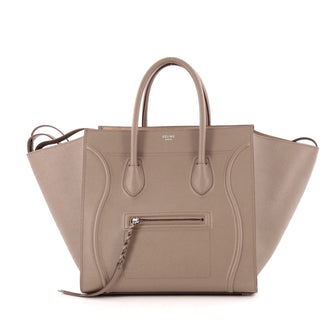 Celine Phantom Handbag Grainy Leather Medium