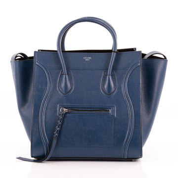 Celine Phantom Handbag Grainy Leather Medium