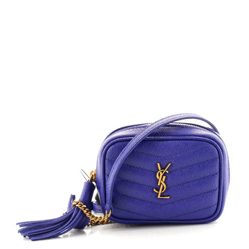 Saint Laurent Lou Camera Bag Matelasse Chevron Leather Baby