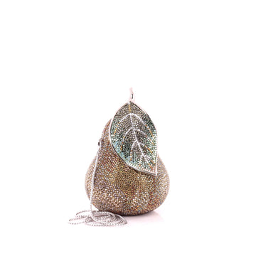 Judith Leiber Pear Minaudiere Crystal Small