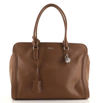 Alexander McQueen Padlock Zip Around Tote Leather Medium